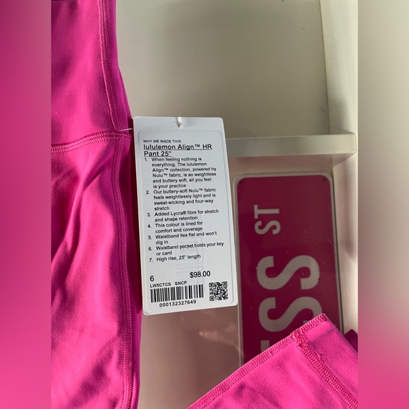 Lululemon ALIGN leggings 25” - Picture 6 of 7